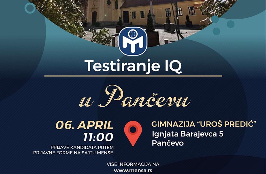 mensa testiranje, pancevo