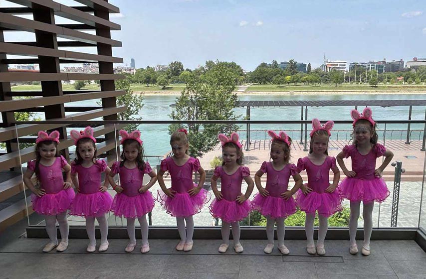 plesni studio balerina, dečiji sajam, beograd