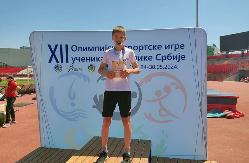 ognjen stojanovic, kovin, skok uvis, olimpijske skolske igre