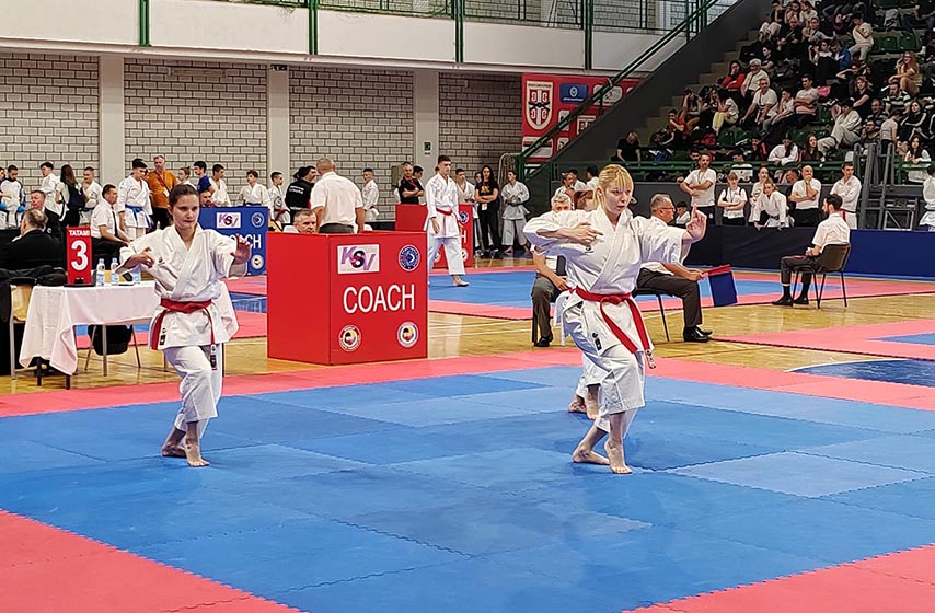 karate klub radnicki, kovin