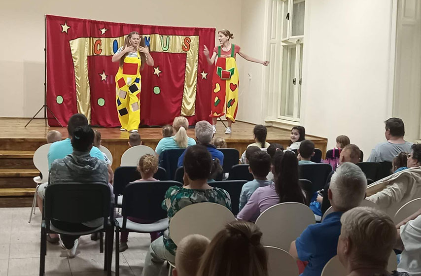 skola za klovnove, dom kulture kacarevo