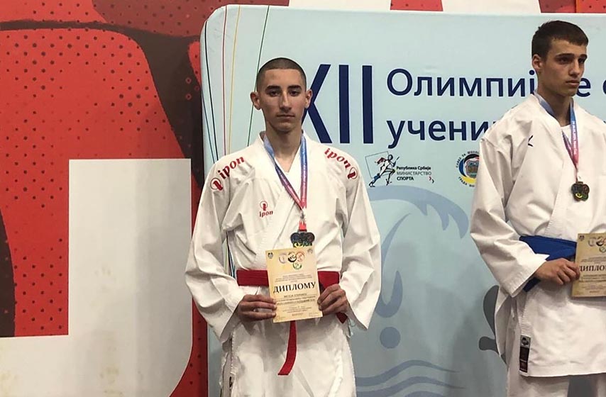 olimpijske skolske igre, pancevo, karate, mateja stepanov