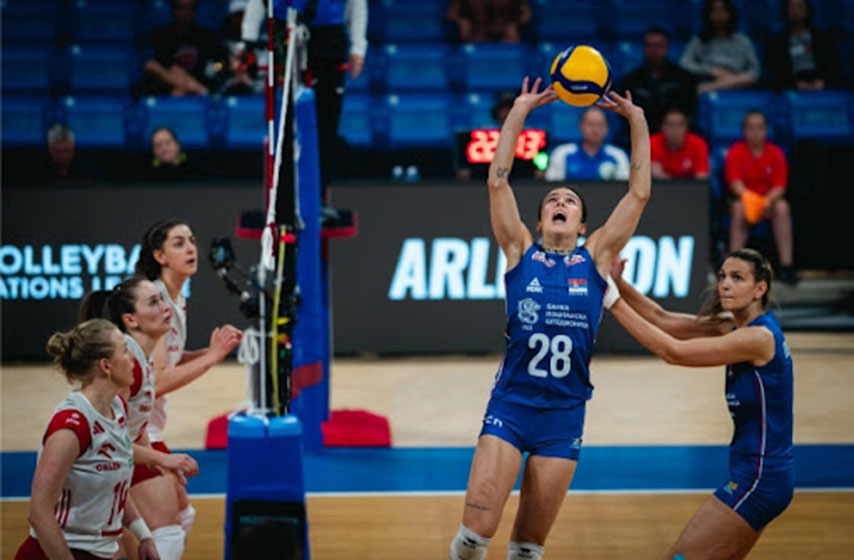 odbojkasice srbije, srbija poljska, liga nacija