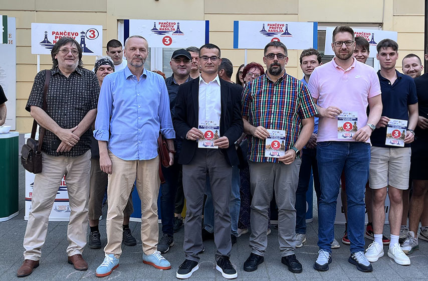 lokalni izbori, pancevo, koalicija pancevo protiv nasilja biram borbu