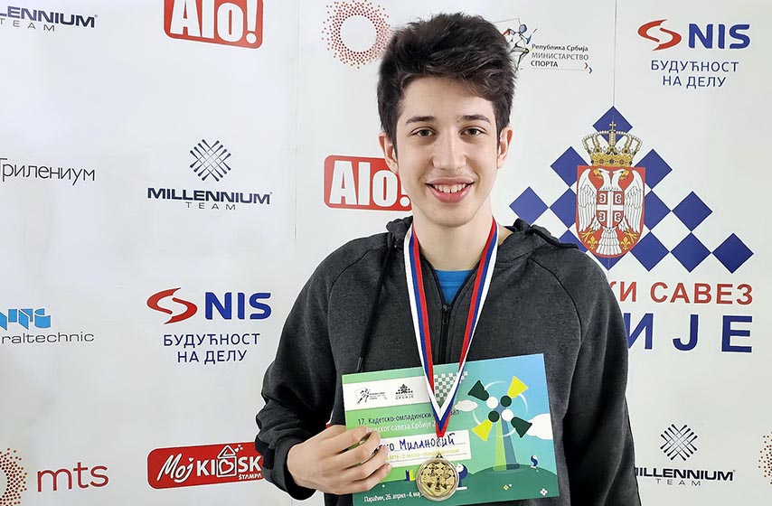 marko milanovic, sah, pancevo