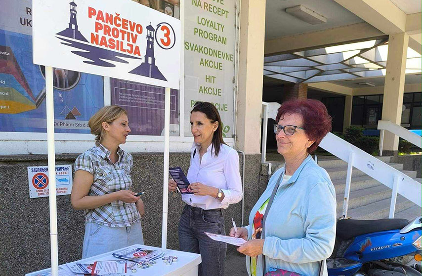 lokalni izbori, tamara maksic, koalicija pancevo protiv nasilja - biram borbu