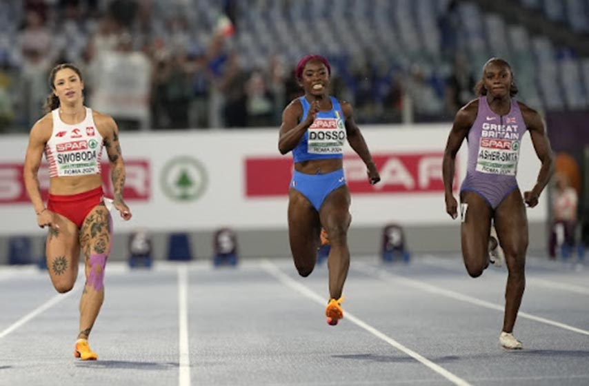 atletika, aser smit, trka na 100 metara