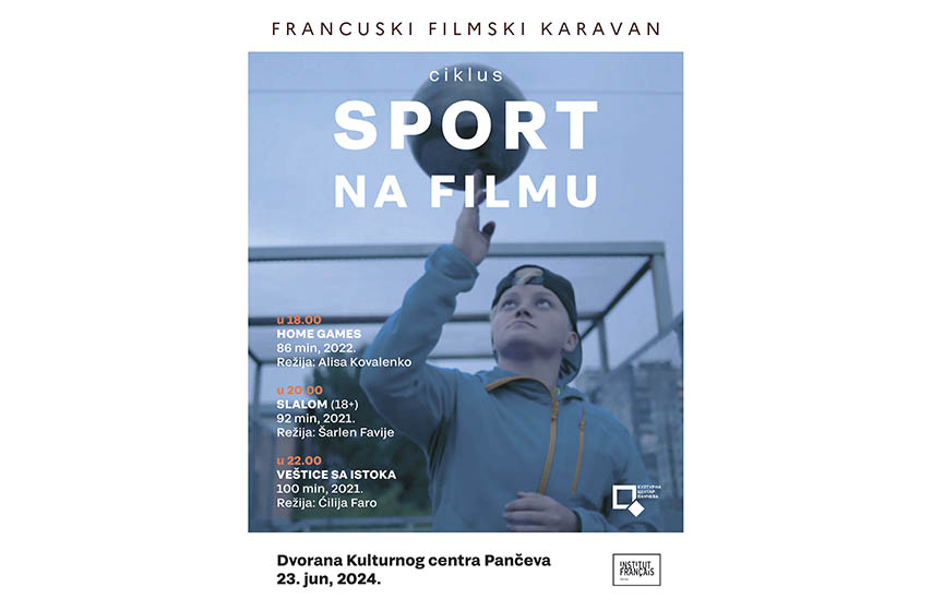 sport na filmu, kulturni centar panceva, k-013