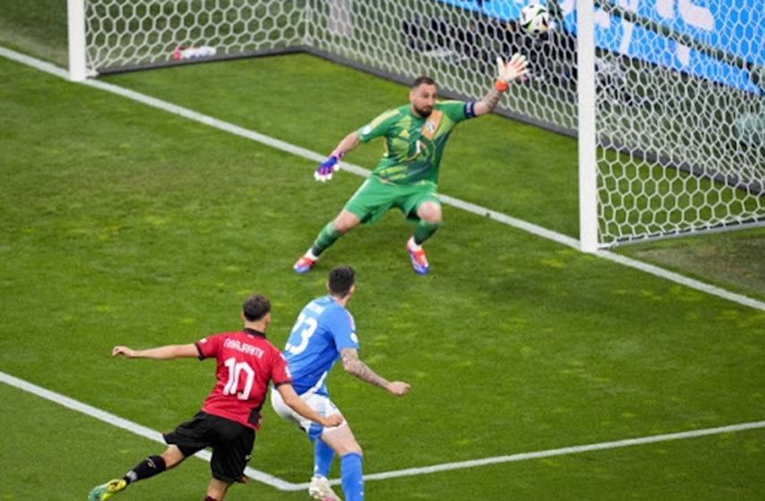 nedim bajrami, albanija italija, najbrzi gol u istoriji EP, k-013, fudbal
