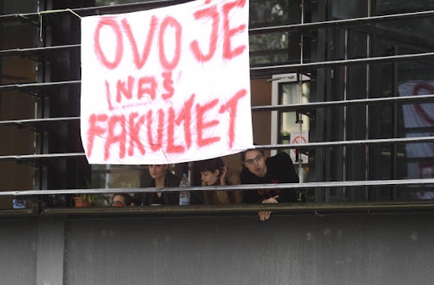 blokada rektorata, novi sad, k-013