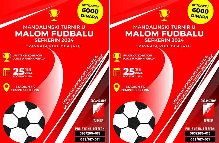 sefkerin, turnir u malom fudbalu, k-013