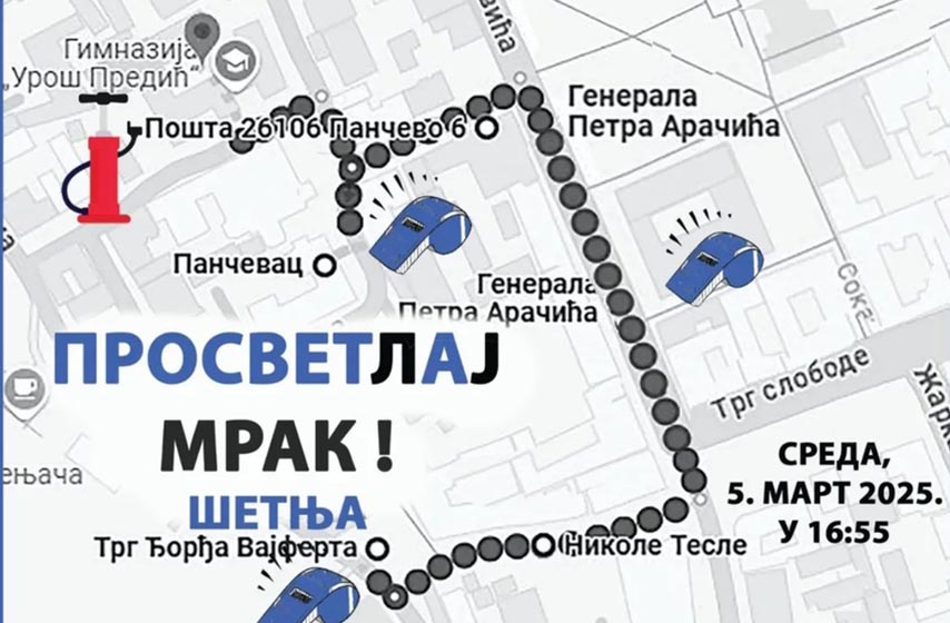 pancevo, protest, prosvetlaj mrak, aktiv skola u obustavi, k-013, vesti pancevo