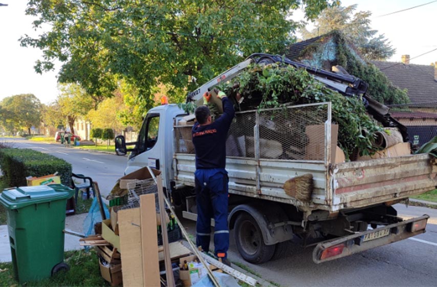 uklanjanje kabastog otpada, k-013, vesti pancevo, pancevo, jkp higijena