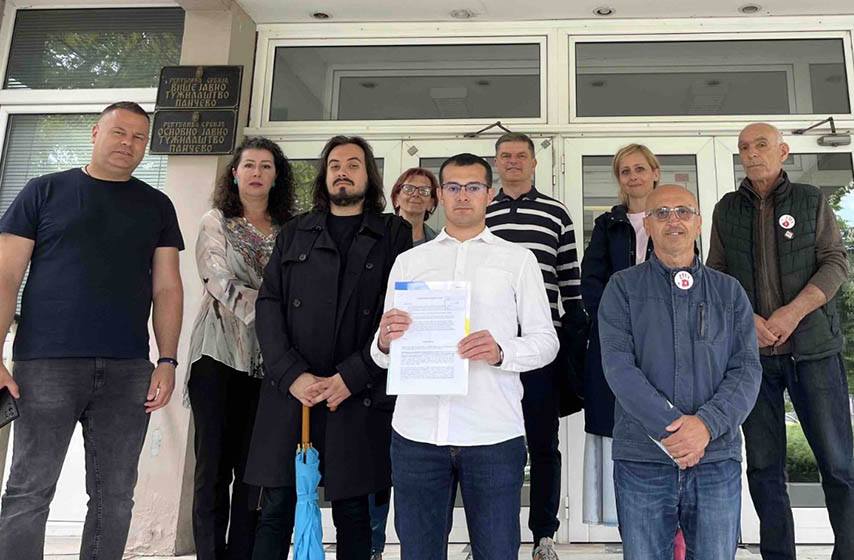 lsv, danail vuckovski, pancevo, krivicna prijava, tigran kis, k-013, vesti pancevo