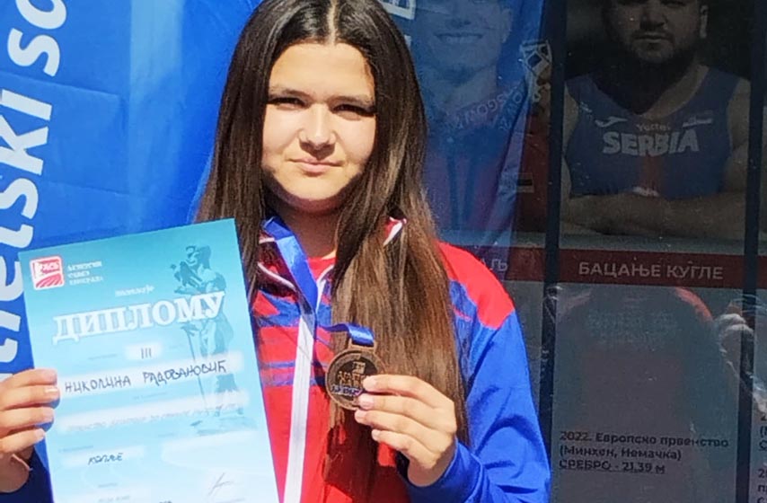 nikolina radovanovic, otvoreno prvenstvo beograda, atletika, k-013, vesti pancevo, ak tamis