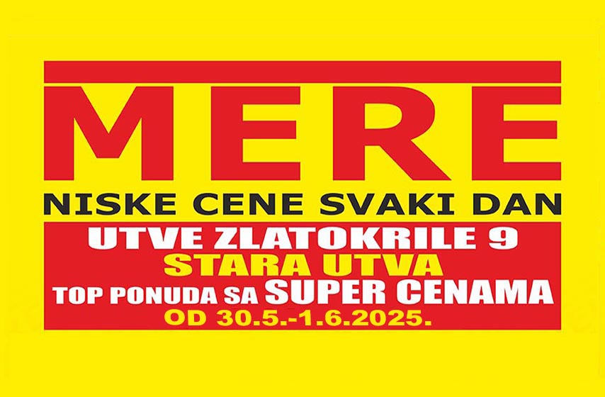 MERE market 2, Utve zlatokrile 9, Pančevo