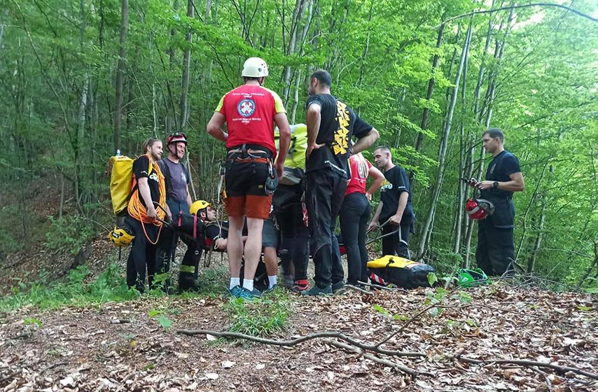 gorska sluzba spasavanja, kanjon tribuce, k-013, vesti srbija, akcija spasavanja