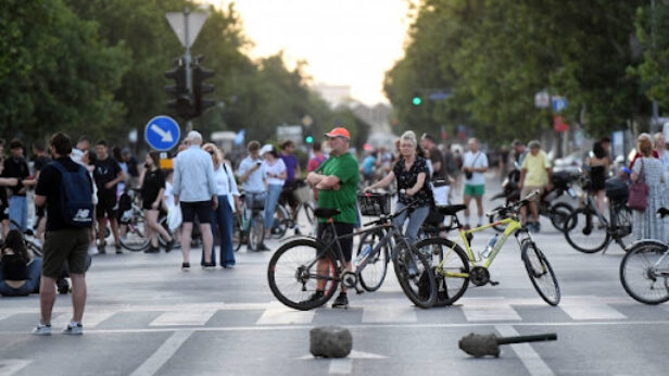 srbija, protest, blokada